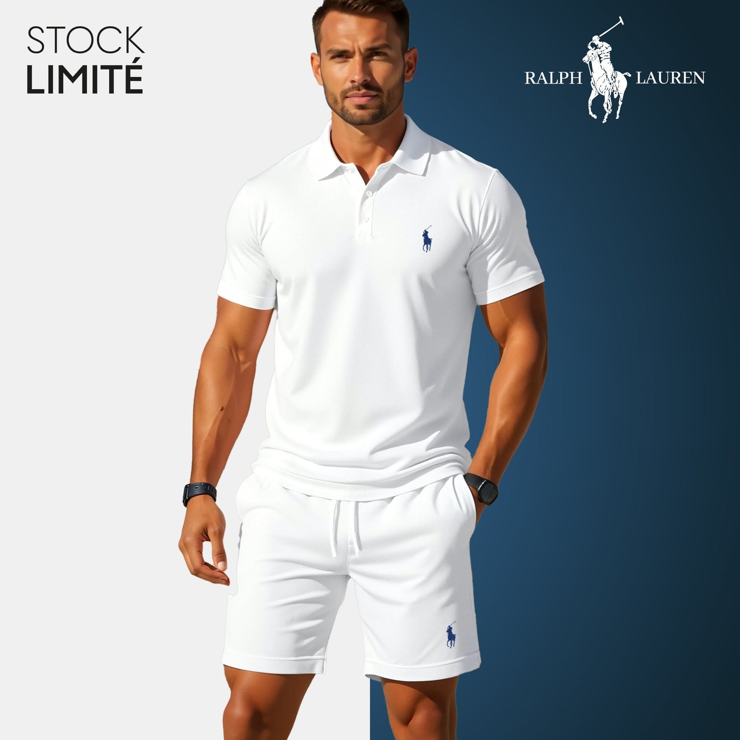 Ensemble Polo & Short Homme – R&L® | Édition Limitée